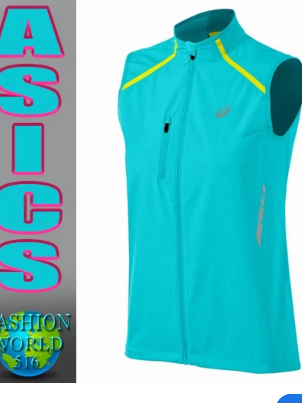 ASICS Cycling running zippered vest large